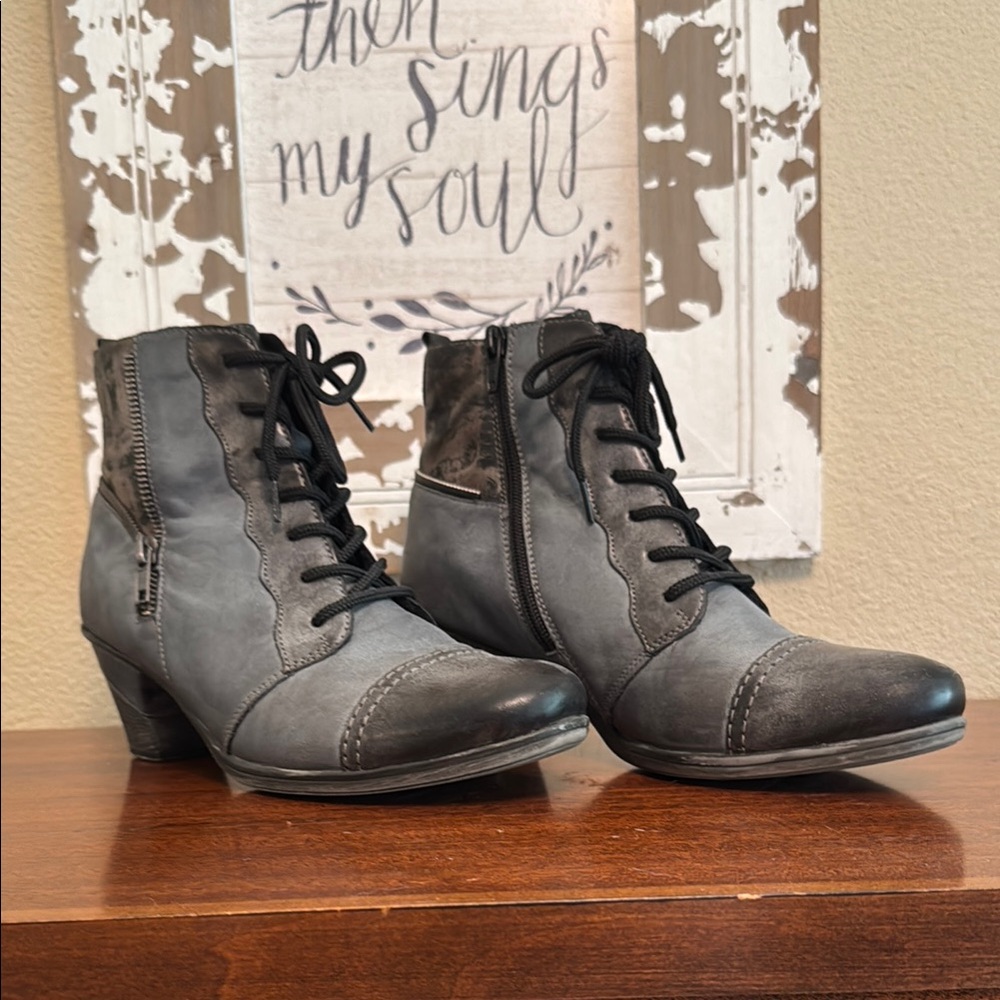 Remonte Blue Ankle Boots